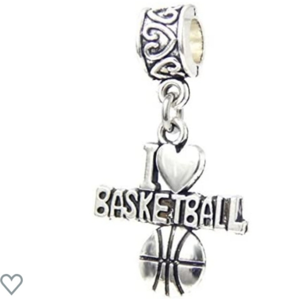 I love basketball charm for Pandora James Avery